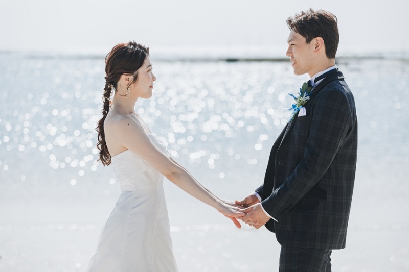 お互いに見つめ合って頂いております♡