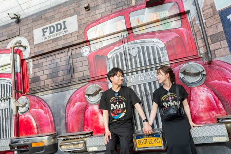 《アメリカンビレッジ&ビーチフォトツアー》沖縄を楽しむ、ふたり時間♡