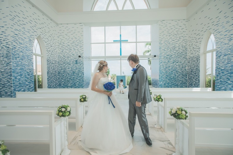 チャペルからの撮影スタート☆