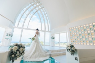 ウエディングドレス姿にうっとり♡