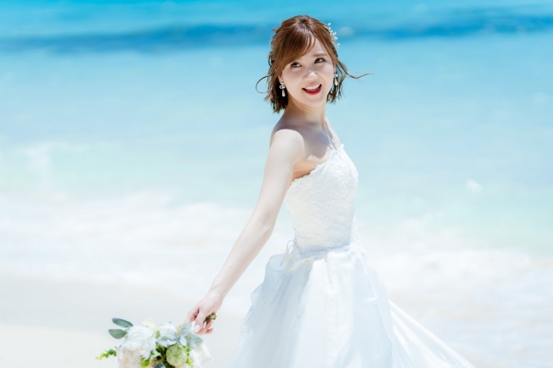 花嫁さんの1人ショットを撮りました～