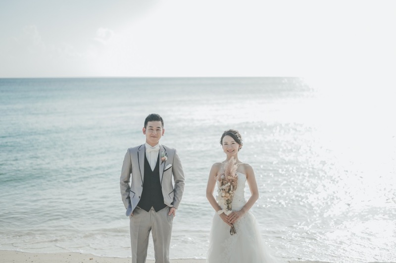 続いて、ビーチでの撮影スタート☆