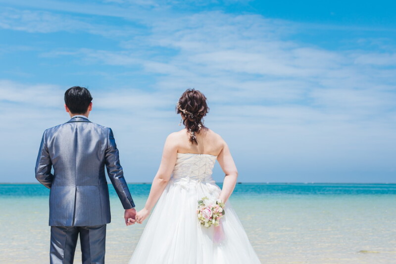 綺麗な海を眺めながら…