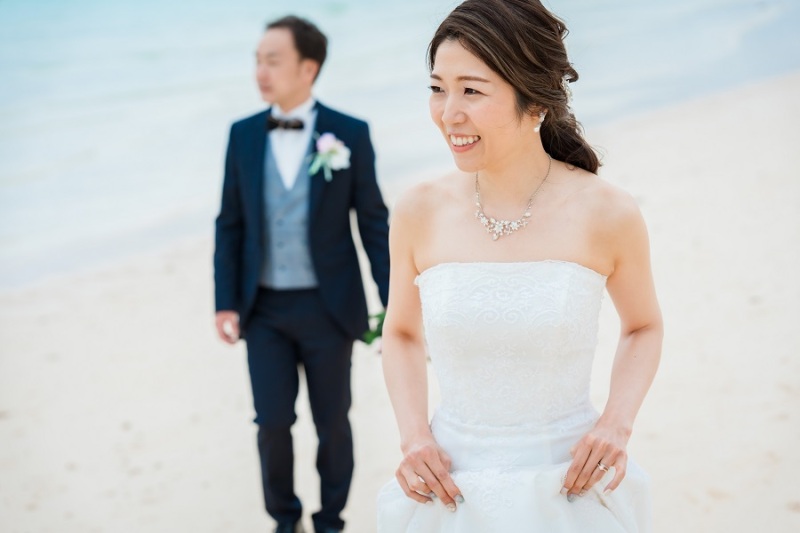 ご新婦様の笑顔が素敵~♡