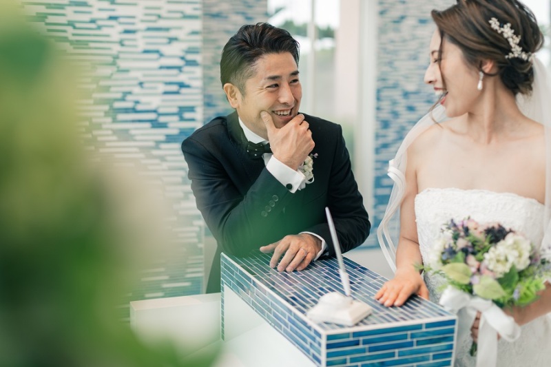 祭壇の台を使って撮ります♪