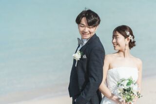  《ビーチ PHOTOプラン》ありのままのおふたりで