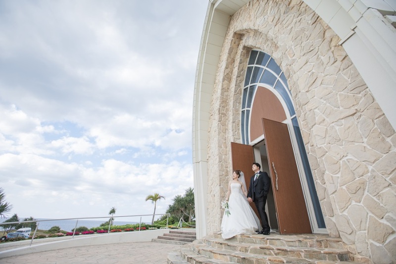 チャペルの外観で撮りました~♪