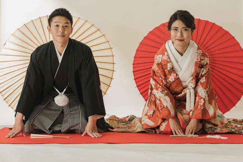 お二人、座って頂きました～☆