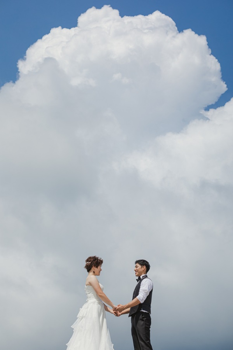 大きな入道雲と撮りましたよ~!!