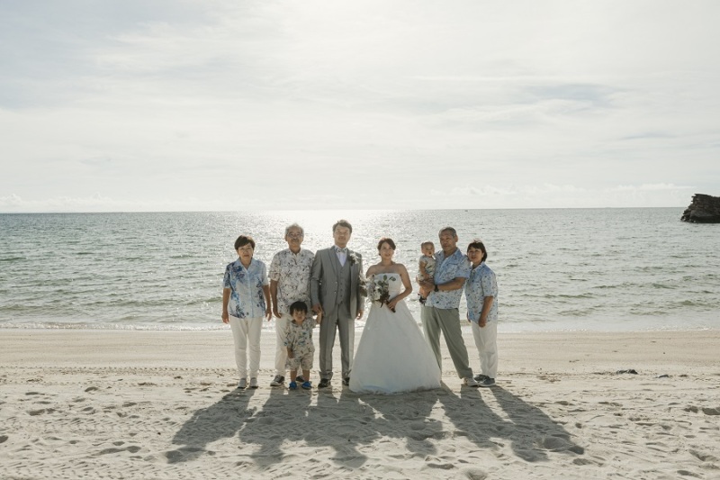 お二人のご家族も一緒に♪