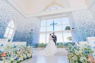 *宮古島でのリゾート地でチャペル＆ビーチウエディング*