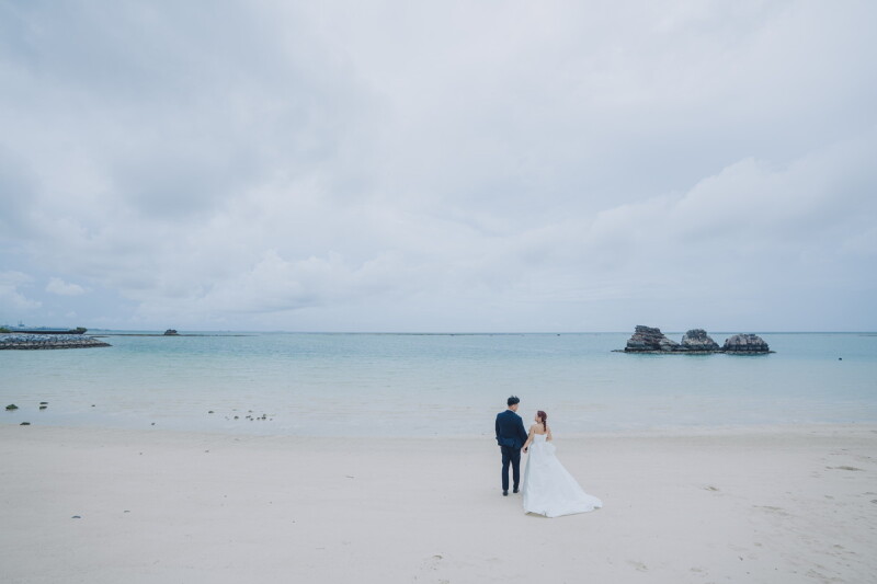 ビーチ撮影スタート