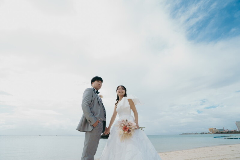 ビーチ撮影スタート