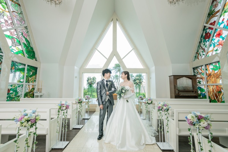 アラマンダチャペルから撮影スタート☆