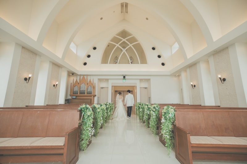 チャペル内の雰囲気は、ナチュラル感が出てます~