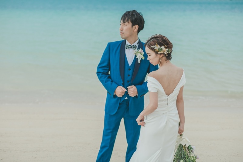 ご新婦様はマーメイドラインのウエディングドレス♡