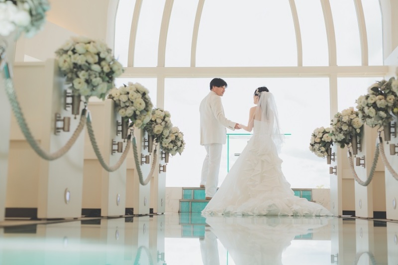 ご新婦様の手を取って…♡