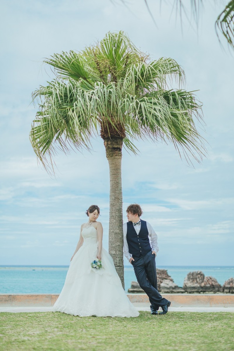 青とグリーンの鮮やかな色味♪