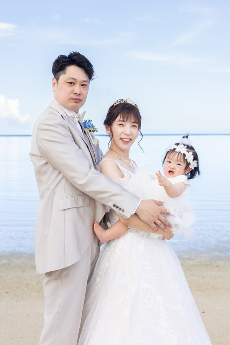 家族3人でハイチーズ☆