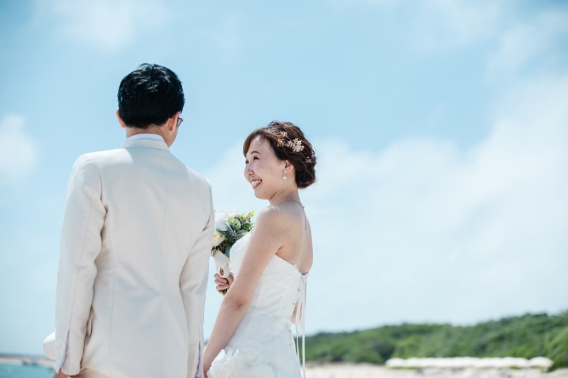 ご新婦様の横顔が素敵~♡