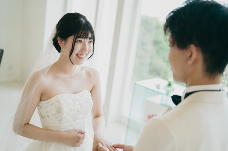 指輪交換シーン♡