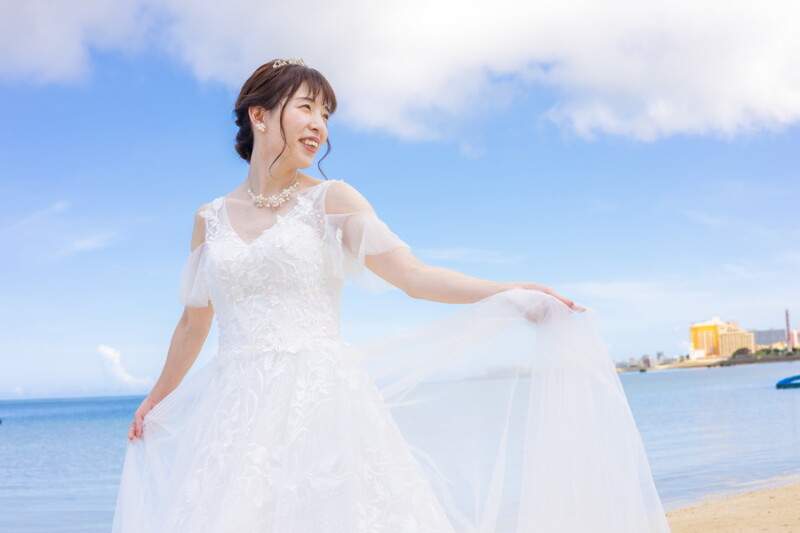 柄がかわいいドレス(*'▽')