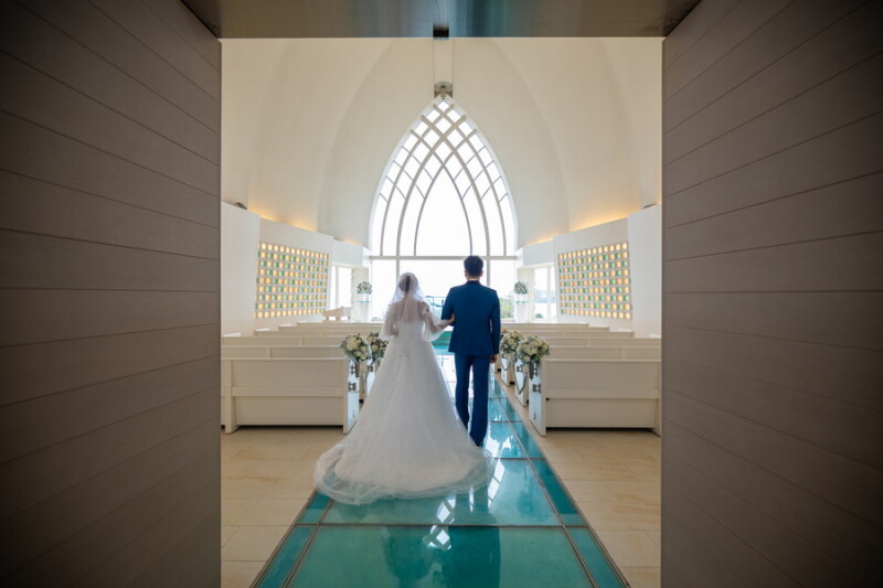 チャペル撮影スタート