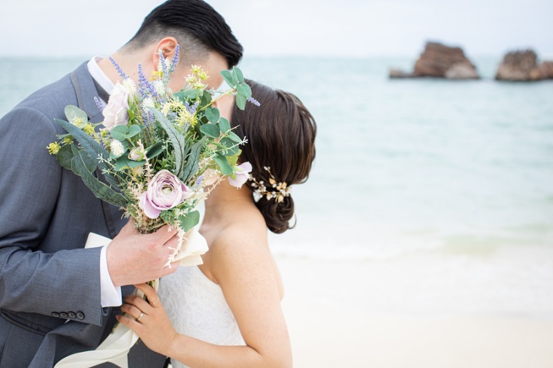 上半身のUP＆ブーケをメインに♪