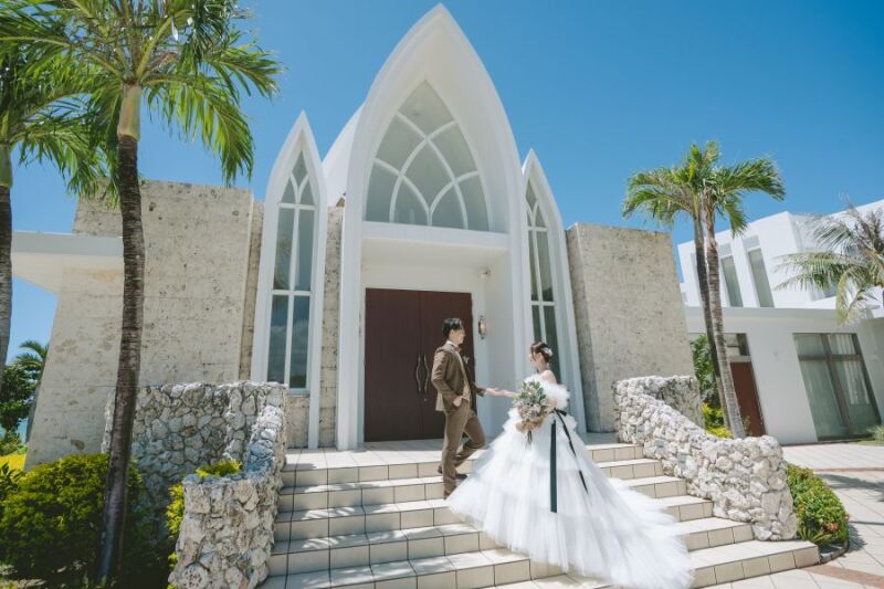 《アクアグレイスChapel＆ビーチフォトPLAN》プリンセス新婦様♡