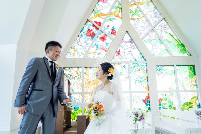 アラマンダチャペルでの撮影スタート☆