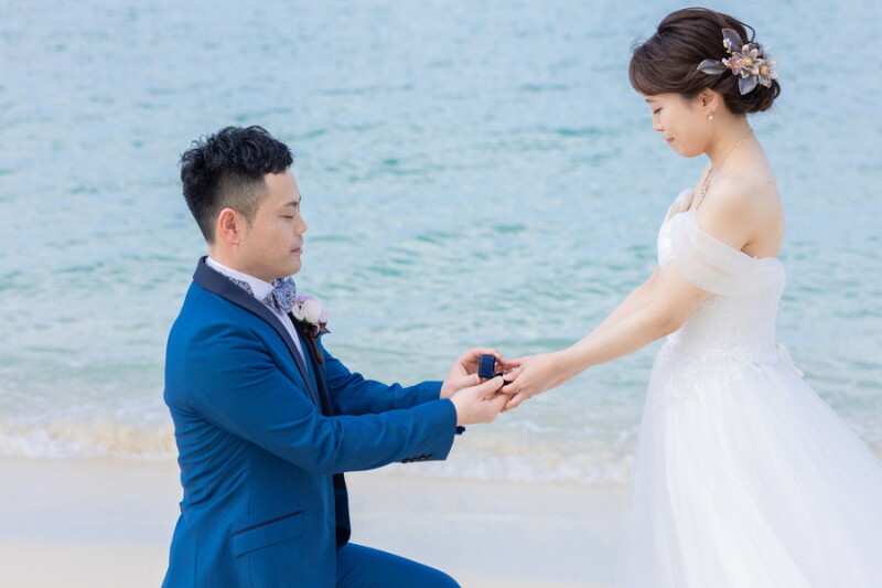 指輪お渡しシーン♡