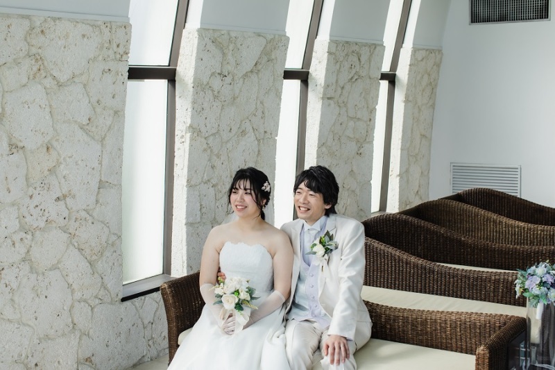 石垣島クルデスールチャペルにて撮影スタート☆