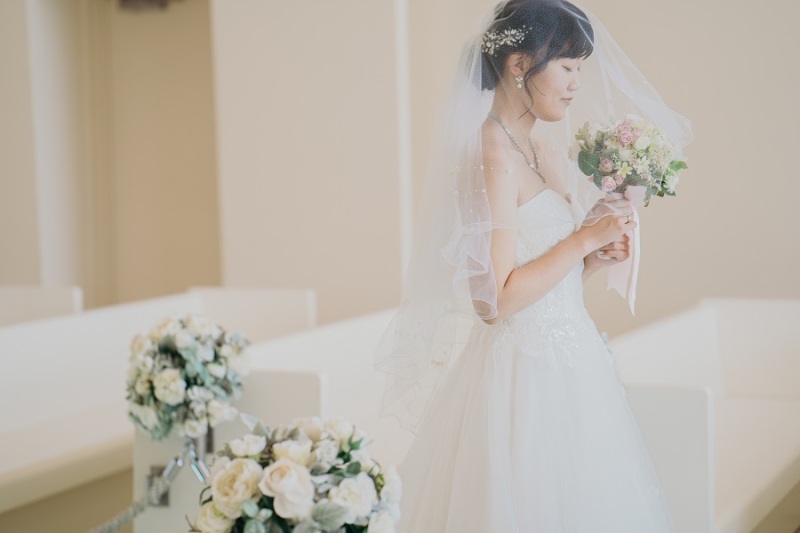 新婦様の横顔♡