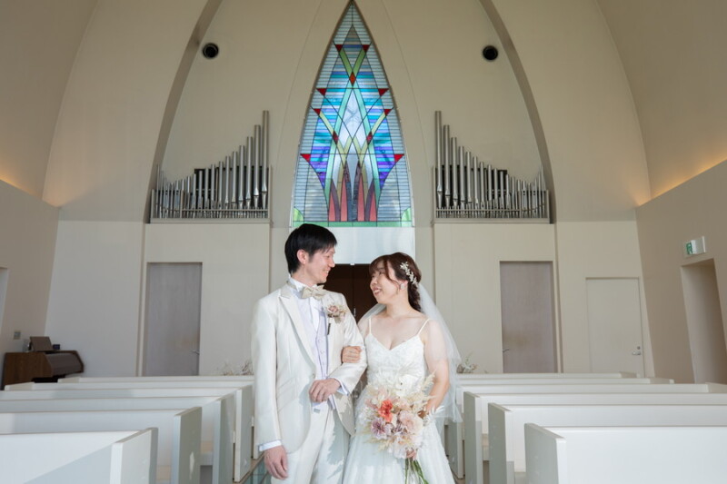 チャペル撮影スタートです♪