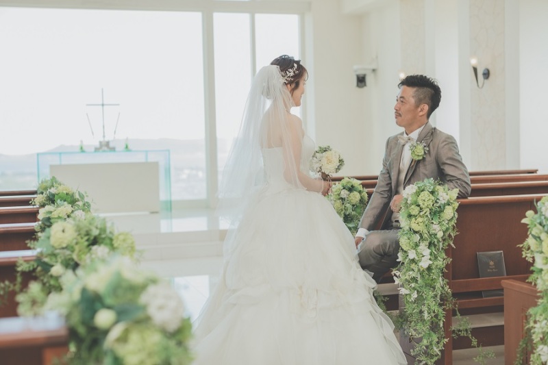 チャペルでの撮影からスタート☆