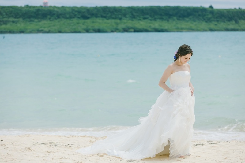ご新婦様の一人ソロショットを撮りました~
