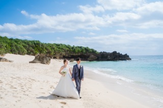 *リゾート地！宮古島の綺麗な景色でフォトウエディング*