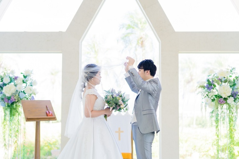 お二人のチャペル内ショットを撮影しました~☆