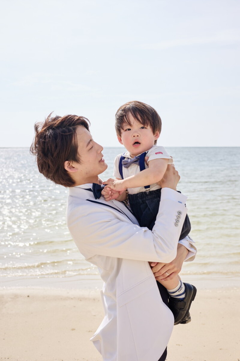 パパと一緒に(^^♪