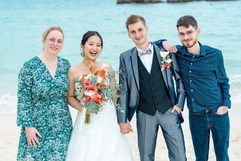 《ビーチフォトプラン》ご家族に囲まれて~~♡♡