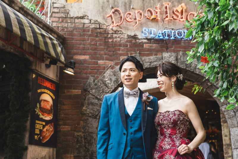 ≪アメリカンビレッジ＆ビーチフォト≫カラードレスで華やかに！