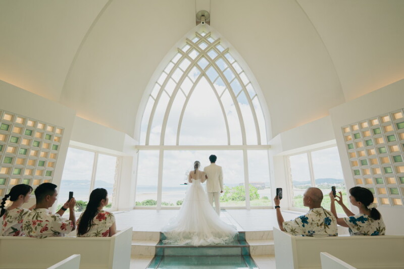 チャペル撮影スタート