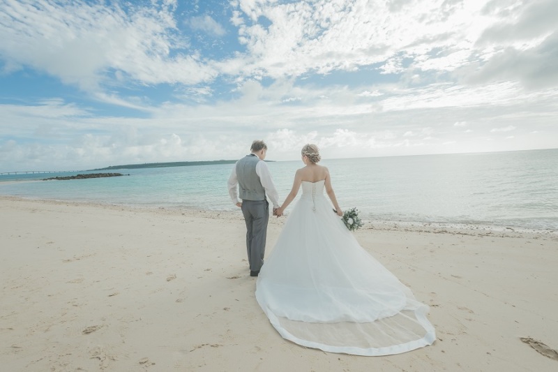 続いて、ビーチでの撮影スタート☆