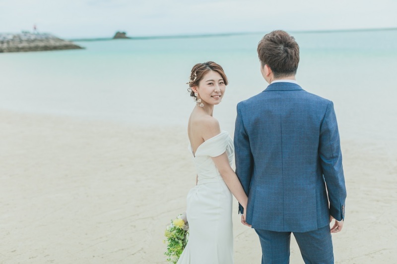 沖縄本島ビーチでの撮影スタート☆