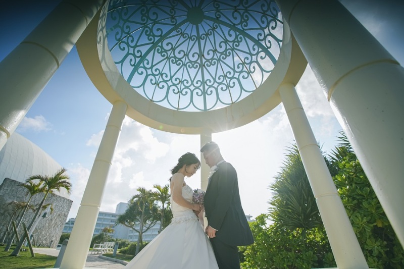 外観でのガゼボで撮りましたよ~♪