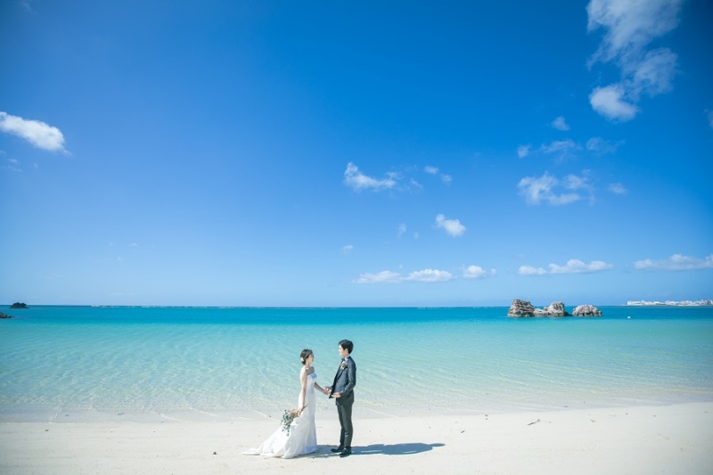 ☆ビーチでの撮影スタート☆