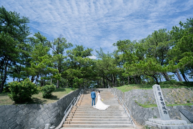 ~沖縄本島座喜味城跡&ビーチフォトプラン~