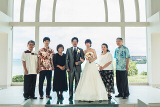 ファミリーフォトも♪【チャペル＆ビーチ】