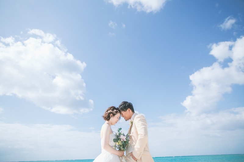 おでことおでこをくっつけてみました♪