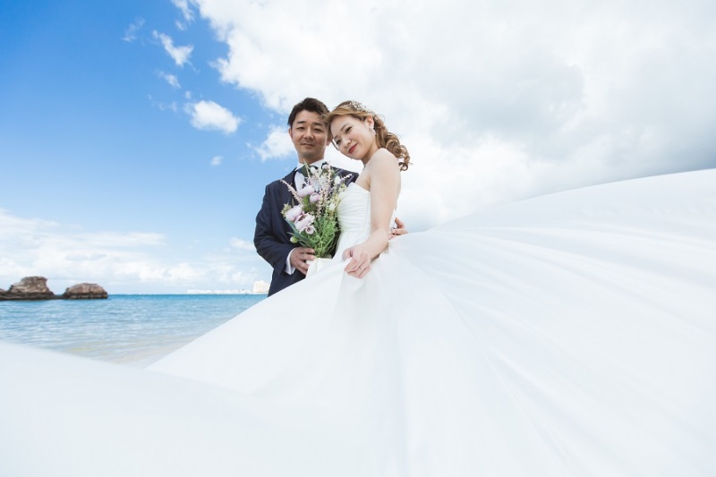 【沖縄本島】チャペル&ビーチフォト